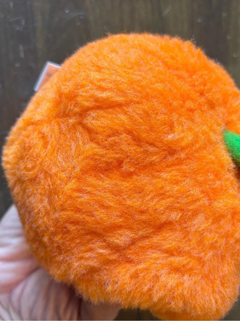 Vintage Plush USA Pumpkin Funky Ugly Goofy Buckteeth Mini Small Y2K